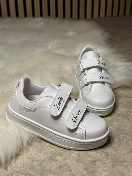 Günlük Erkek Kız  Çocuk Sneaker Cırtlı Dikiş Detaylı Kalın Tabanlı Rahat Hafif Spor Ayakkabı 525PF - 5