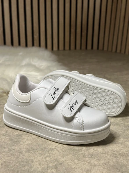 Günlük Erkek Kız  Çocuk Sneaker Cırtlı Dikiş Detaylı Kalın Tabanlı Rahat Hafif Spor Ayakkabı 525PF - 6