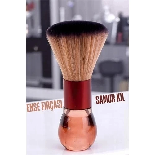 CEYLAN ADAM  Samur Berber Ense Fırçası Saç Temizleme Fırçası - Berber Temizlik Fırçası- Kuaför Berber Malzemesi ürün görseli