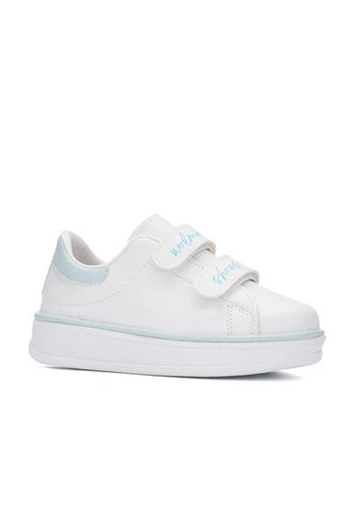 Günlük Erkek Kız  Çocuk Sneaker Cırtlı Dikiş Detaylı Kalın Tabanlı Rahat Hafif Spor Ayakkabı 525PF - 11