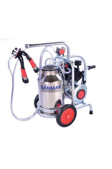 Tek Sağım Süt Sağma Makinası (Tek Güğüm - Paslanmaz)