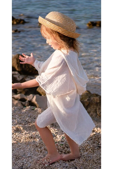 NOU 2 Kat Müslin Panço - Hello Beach 2-5 yaş - 4