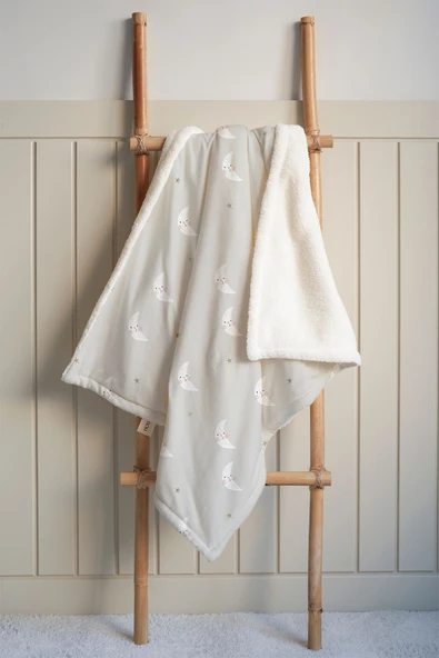 NOU Minik Aylı Welsoft Battaniye (80x120) - Mini Moons