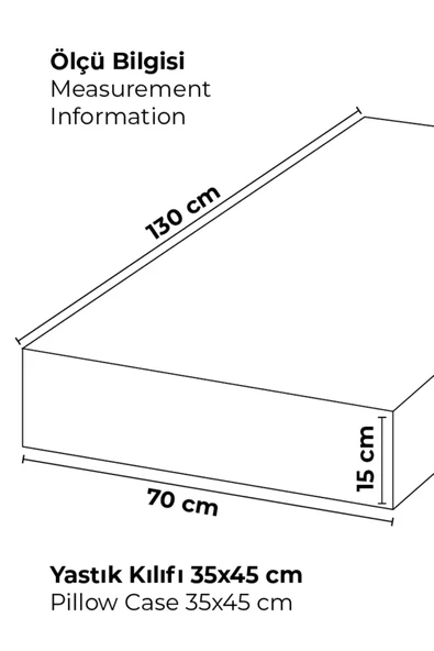 NOU Dinozorlu Organik Bebek Lastikli Çarşaf Seti (70X130+15) - Dinosaurs - 5