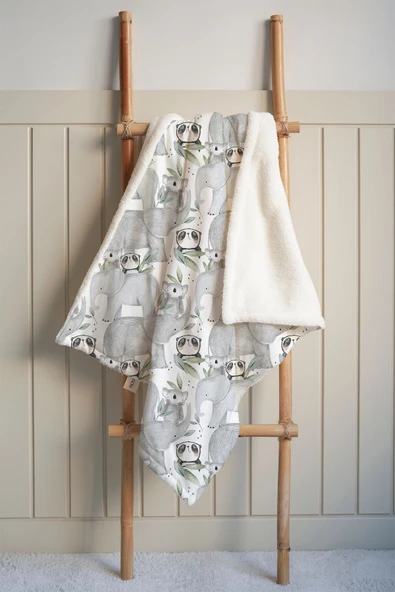 NOU Hayvanlı Welsoft Battaniye (100x150) - Forest Gang