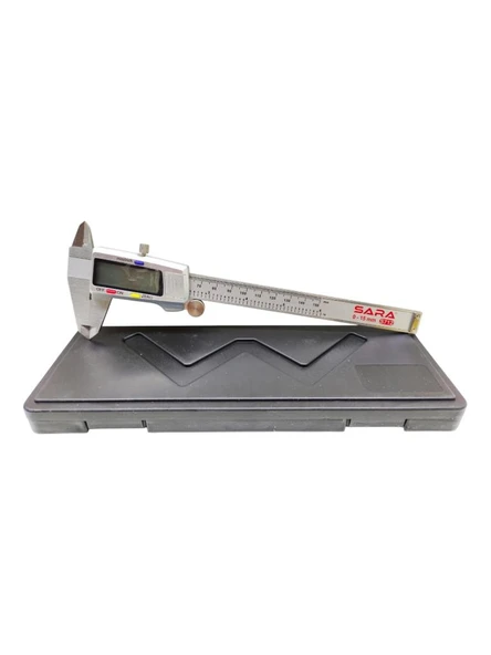 Nalburkent Sara S712 Dijital Kumpas 150mm Elektronik Hassas Ölçüm Yedek Pilli