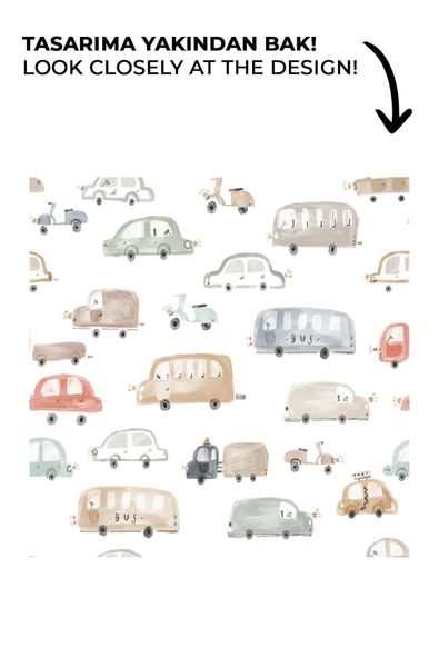 NOU Renkli Araçlı Welsoft Battaniye (80x120) - Vehicle Attack - 5