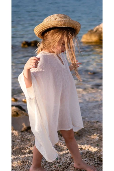 NOU 2 Kat Müslin Panço - Hello Beach 2-5 yaş - 2