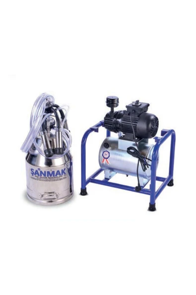 Yarı Sabit Tek Güğüm Tek Sağım Süt Sağma Makinası (Paslanmaz)