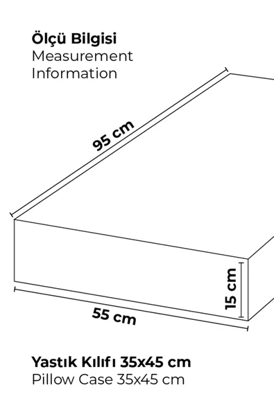 NOU Hayvanlı Organik Bebek Lastikli Çarşaf Seti (55x95+15) - Forest Gang - 7