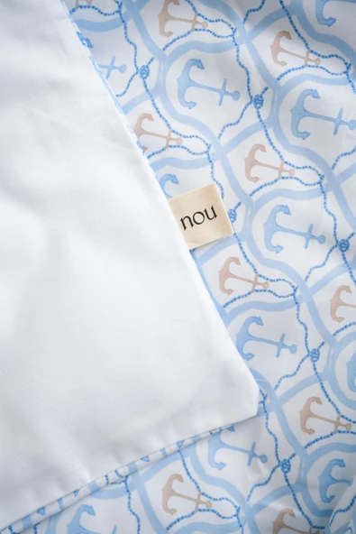 NOU Harf Serisi W Harfi Anne Yanı Nevresim Takımı ( 60x100) - Noble Serie - 5