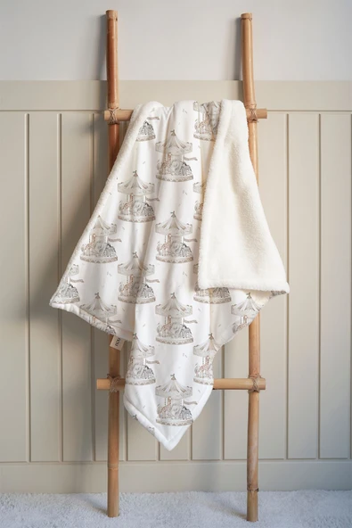 NOU Atlıkarıncalı Welsoft Battaniye (100X150) - Carousel