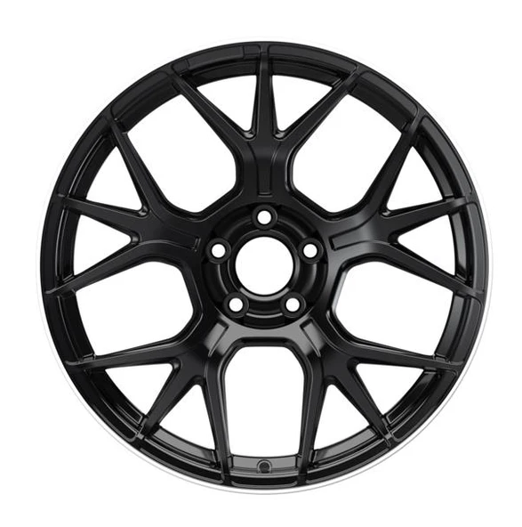 EMR-S1047-02 9.5x19" -5x112 ET45 66.6 Black Lip Diamond Jant (4 Adet) - Resim 2