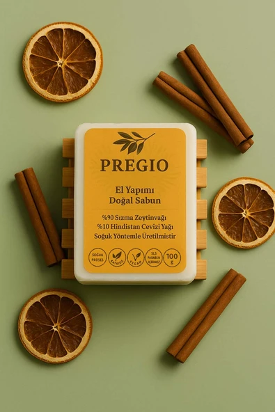 Pregio %100 Doğal El Yapımı Sabun 100 gr - 2