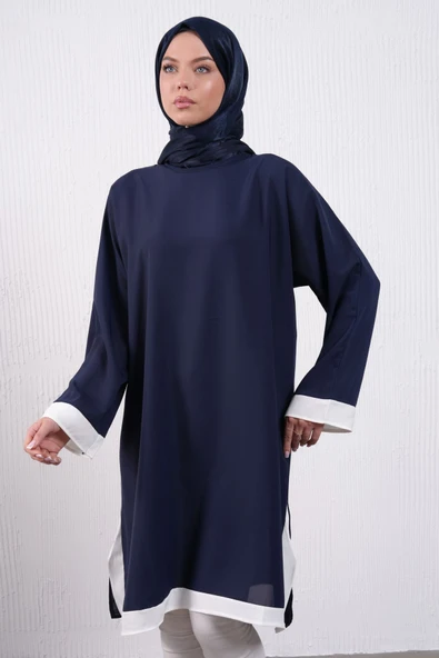 Filizzade Garnili Salaş Günlük Ve Özel Günler İçin Tunik - Resim 4