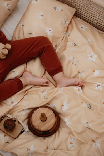 NOU Nergis Bahçesi Tek Kişilik Nevresim Takımı (160x220) - Spiring Daffodil - 4