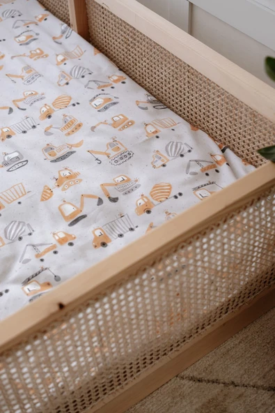 NOU İş Makinalı Tek Kişilik Nevresim Takımı (160x220) - Truck Attack - 3