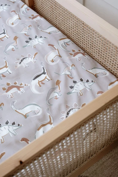 NOU Dinozorlu Tek Kişilik Nevresim Takımı (160x220) - Dinosaurs - 6