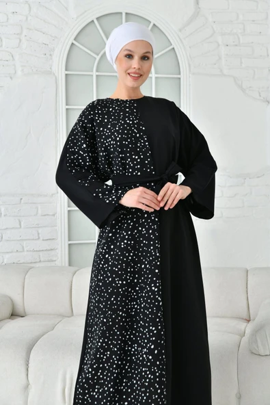 Fzd filizzade ELBİSE siyah - Resim 3