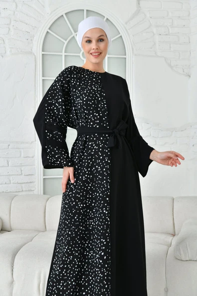 Fzd filizzade ELBİSE siyah - Resim 2