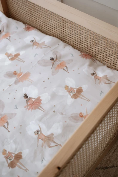 NOU Balerin Periler Tek Kişilik Nevresim Takımı (160x220) - Fairy Garden - 3