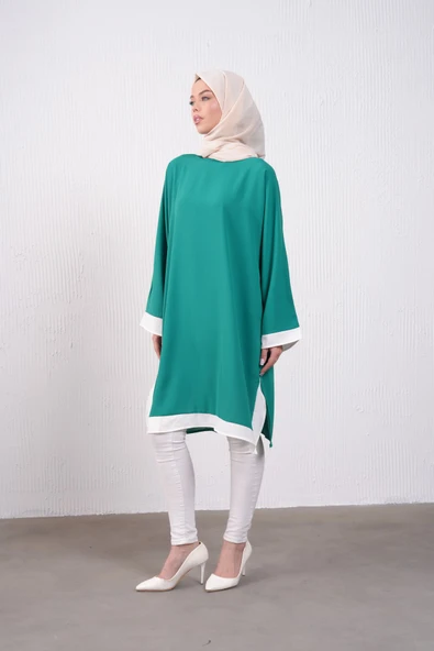 Filizzade Garnili Salaş Günlük Ve Özel Günler İçin Tunik - Resim 2