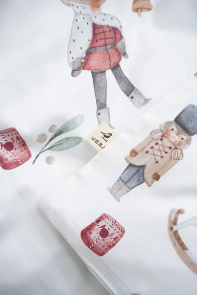 NOU Merry and Bright Yeni Yıl Tek Kişilik Nevresim Takımı (160x220) - 10