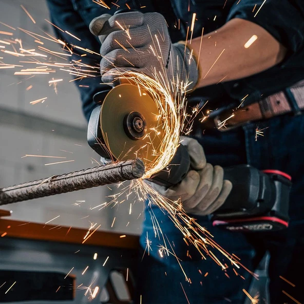 Kress KUH10.9 20Volt 125mm Kömürsüz Profesyonel Şarjlı Devir Ayarlı Avuç Taşlama (Akü Dahil Değildir) - 8