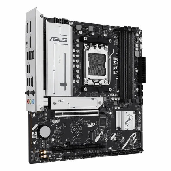 Asus Prime B850M-A WiFi DDR5 (8000MHz)OC M.2 HDMI/DP PCIe 5.0 AM5 mATX Anakart - Resim 3