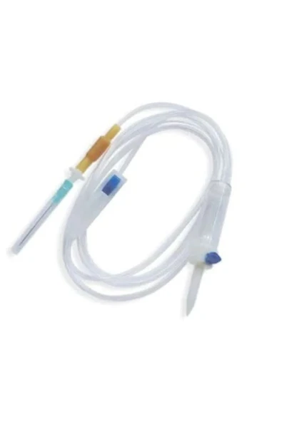 SUBMED Serum Seti Kilitsiz Infüzyon Seti 21G Yeşil Iğneli 25 Adet