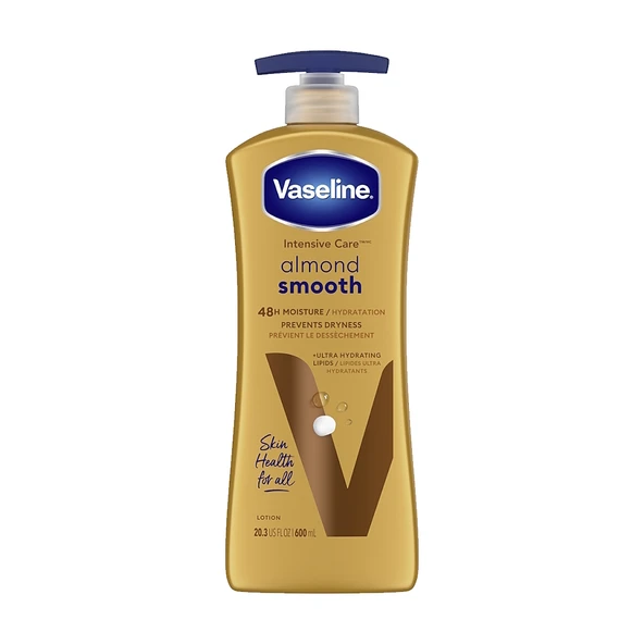 Vaseline Almond Smooth Vücut Losyonu 600 ml ürün görseli