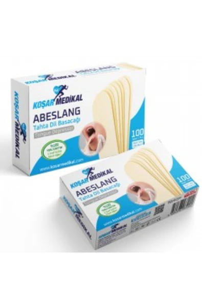 QUEBEC Koşar Abeslang 100'lü (Tahta Dil Basacağı) ( 1 ADET )