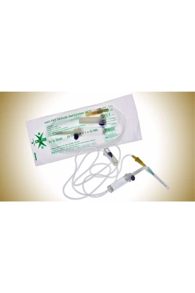 HAS-PET Berika Serum Infüzyon Seti Luer -luok 100 Adet - 2