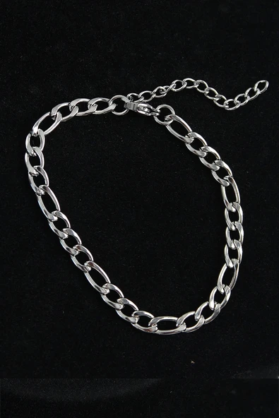 CEYLAN ADAM 316L Çelik Klasik Model Gümüş Renk Erkek Bileklik ürün görseli 1