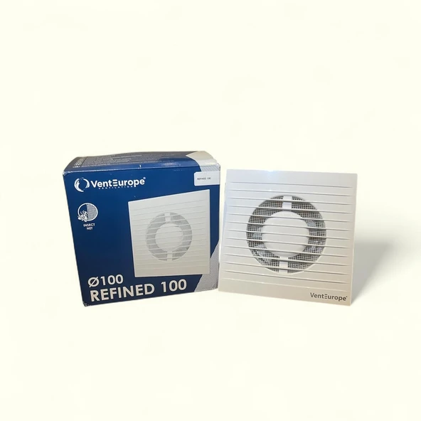 Refined 100 10cm Banyo Tuvalet Havalandırma Aspiratör Fanı – Sessiz ve Güçlü - Resim 2