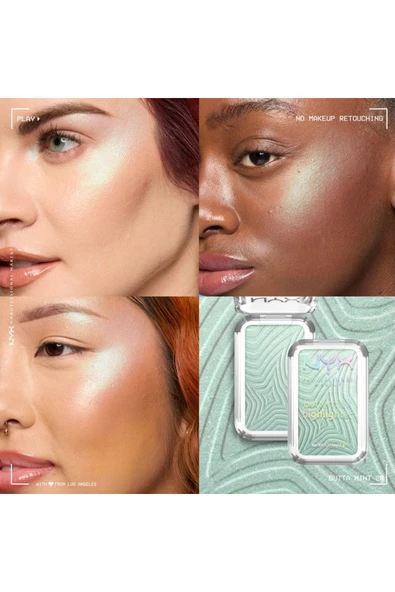 PROFESSİONAL MAKEUP Buttermelt Highlighter Kremsi Pudra Aydınlatıcı -20 Butta Mınt allık - 2