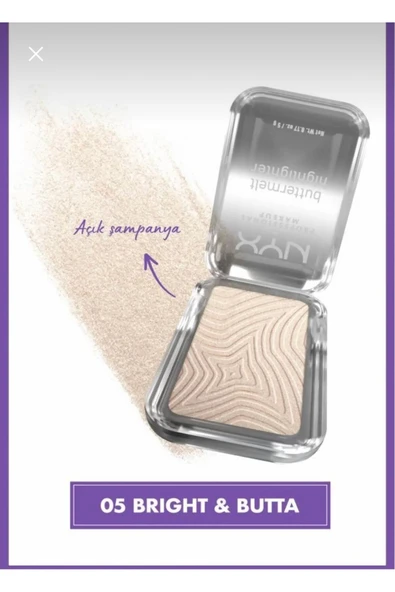 Professional Makeup Buttermelt Highlighter Kremsi Pudra Aydınlatıcı - 05 Bright & Butta - 2