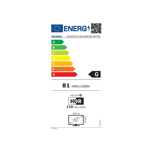 Grundig Atlanta 55 GGU 8965 BE 55'' 139 Ekran Uydu Alıcılı 4K Ultra HD Android TV - Resim 6