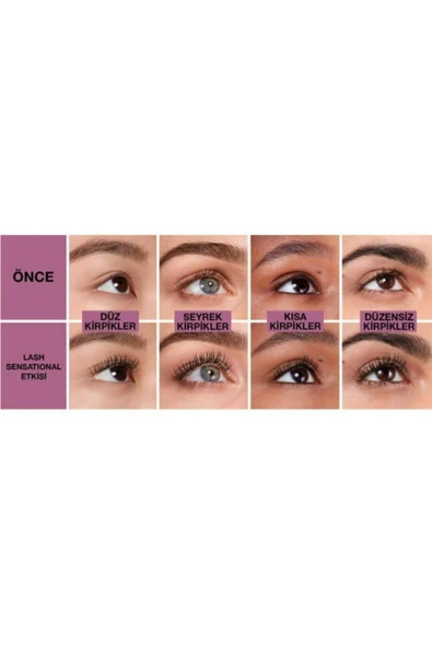 Lash Sensational Yelpaze Etkili Siyah Maskara 2 li Set 3600531143459 - 6