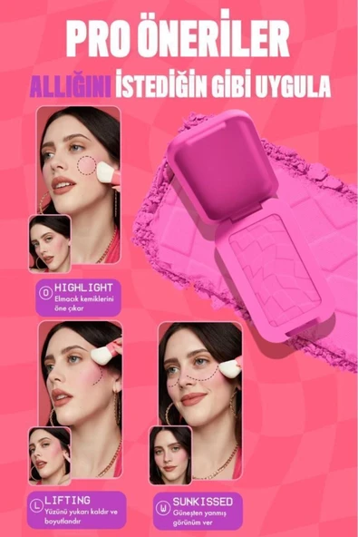 Buttermelt Blush Kremsi Pembe Pudra Allık - 08 Getting Butta - 7