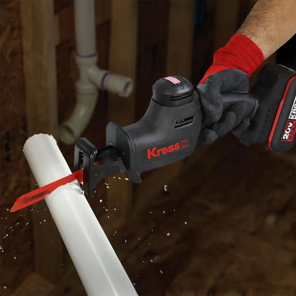 Kress KUE00.91 20Volt Kömürsüz Profesyonel Tilki Kuyruğu Testere (Akü Dahil Değildir) - 10