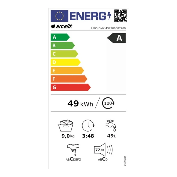 Arçelik 9100 Dmx Çamaşır Makinesi - 800 Kmx Kurutma Makinesi - 4