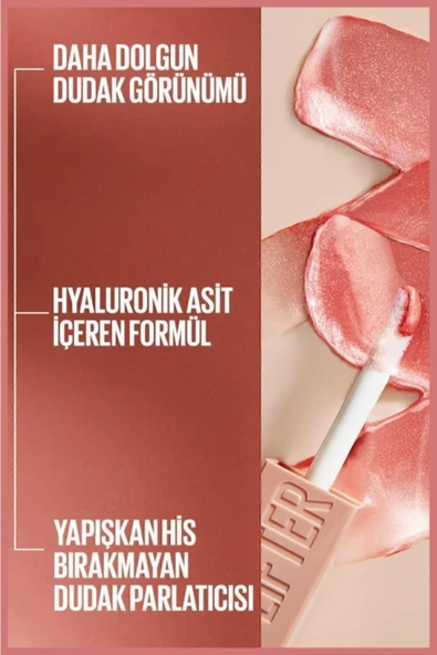 Lifter Gloss Nemlendirici Dudak Parlatıcısı- 009 Topaz - 8