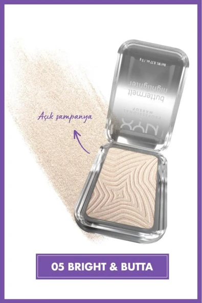 Buttermelt Highlighter Kremsi Pudra Aydınlatıcı - 05 Bright & Butta - 2
