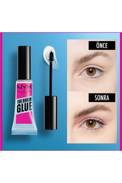 Professional Makeup Brow Glue Kaş Sabitleyici Maskara Şeffaf - 2