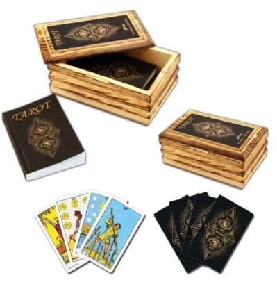 Star Tarot Oyun Kartı Ahşap Kutulu