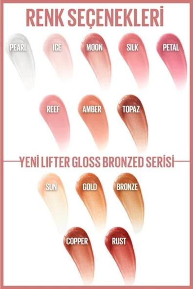 Lifter Gloss Nemlendirici Dudak Parlatıcısı- 009 Topaz - 7