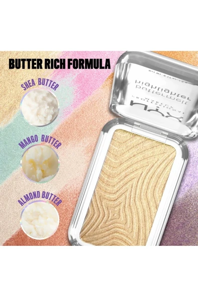PROFESSİONAL MAKEUP Buttermelt Highlighter Kremsi Pudra Aydınlatıcı - 25 Butta Than gold Allık - 3