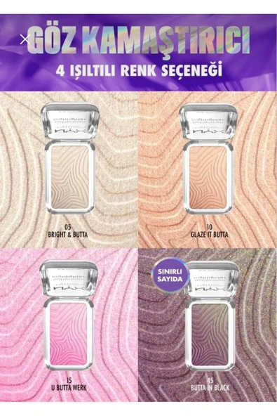 Professional Makeup Buttermelt Highlighter Kremsi Pudra Aydınlatıcı - 05 Bright & Butta - 4