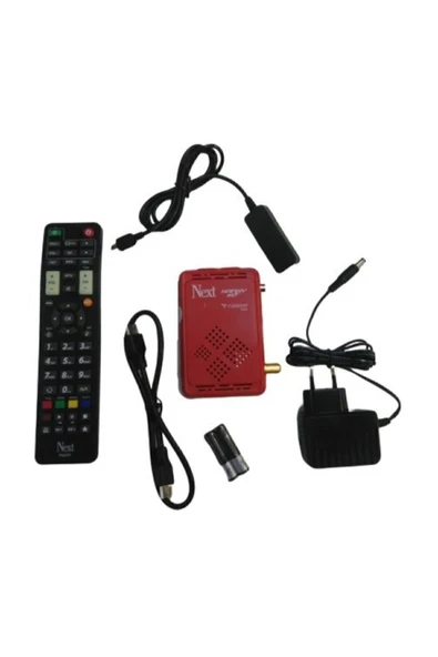 Next Kanky Mini Hd Gold Digital Uydu Alıcısı Wifi Antenli - 3